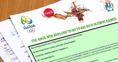 Olympic Lottery scam
